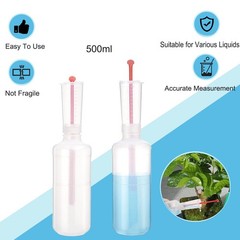 2Pcs 500Ml Catalyst Dispenser Adjustable Volume Dispen Measuring Cup Dose Bottle