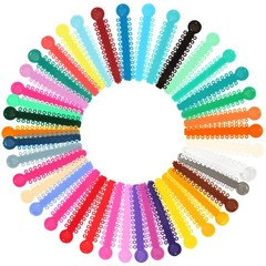 1040Pcs Dental Elastic Ligature Ties Rubber Bands Loops for Orthodontic Braces