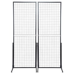 VEVOR 2′ x 5.6′ Grid Wall Panels Tower 2 Packs Wire Gridwall Display Racks