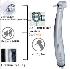 JINME Dental Standard Push Botton High Speed Handpiece Single Water Spray J2-SU