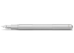Kaweco SUPRA Fountain Pen Stainless Steel EF Extra Fine 16.5 cm with Box