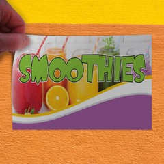 Decal Stickers Smoothies Outdoor Advertising Printing C Vinyl Store Sign Label