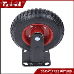 Findmall Fixed Plate 8″ Caster Wheels PU Load-Bearing Capacity 518 Pounds
