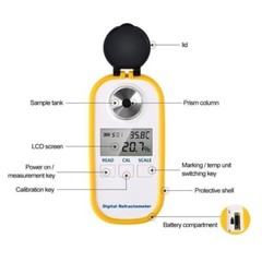 2 in 1 Digital Refractometer Coffee Brix TDS Tester Coffee Concentration Meter–