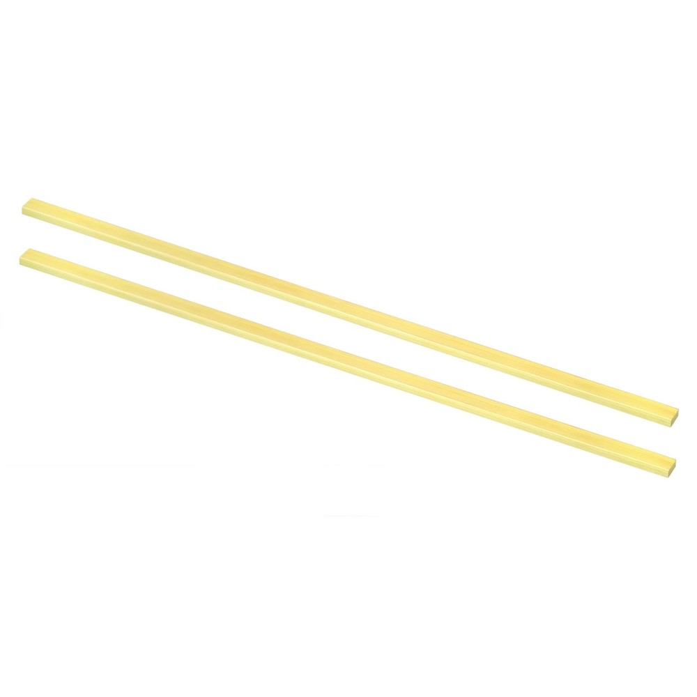 5/32 x 5/16 x 12″ H59 Brass Flat Bar, 2 Pcs Solid Rectangle Mill Stock for Cr…