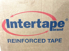 Reinforced Kraft Paper Carton Tape Water Activated 3″ x 500Ft LOT OF 4 ROLLS