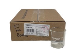 (12/Pk) AVANTOR VWR 50mL Graduated Low Form Griffin Beakers Dual Scale 10754-946
