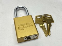 American Lock A1106KAYLW Lockout Padlock Yellow Key S00614 LOT OF 9