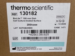 (200/Cs) THERMO BioLite 100mm x 20mm Cell Culture-Treated Petri Dishes 130182