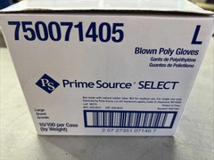 1000 Prime Source SELECT Food Service Glove Clear LARGE Blown Poly