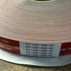 (1) Roll of 3M Gray GPH-160GF VHB Tape 1 in x 36 yd 25mm x 32.900m