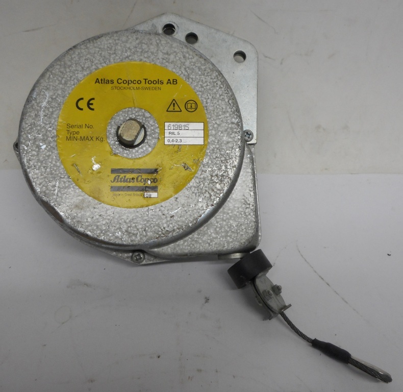 ATLAS COPCO, CABLE BALANCER, RIL 5 TOOL SUSPENSION, 0.4 – 2.3 KG