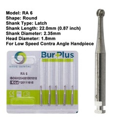 Wave Dental Burs Carbide Latch RA 1 2 3 4 5 6 7 8 702 701 Slow Speed Round Taper