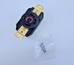 Hubbell HBL2730 L16-30R Twist Lock Receptacle 30A 480V 3Ø 4 Wire Industrial NEW
