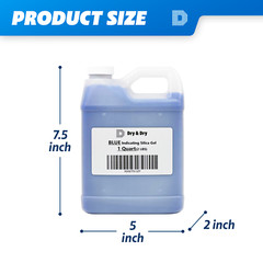1 Quart Premium Blue Indicating Silica Gel Beads(2 LBS) – Rechargeable