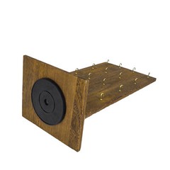 Earring Braclet Display Wooden Rotating 2-Sided Jewelry Display Stand Organizer