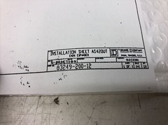 SQUARE D AS42OUT POWERLINK AS Output MODULE 63249-104-50 Series A1 63249-200-105