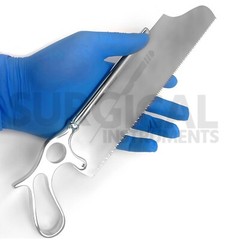 Satterlee Bone Saw 12″ & 9″ Blade Orthopedic Surgical Veterinary Inst German Gr