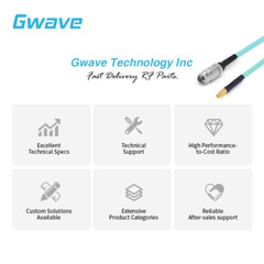 2.4mm Female to GPPO(Mini-SMP) Female Cable | RG-405SS Flexible Coax | DC-50GHz