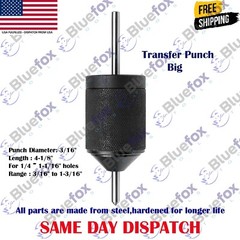 Universal Transfer Center Punch & Aligner 4-1/8″ New Blue Fox Tools Punches