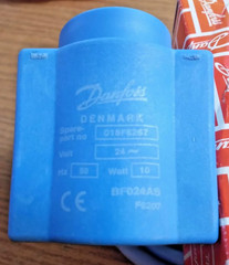 1PC- Danfoss 018F6257 Solenoid Coil 1m Cable BF024AS- Brand new
