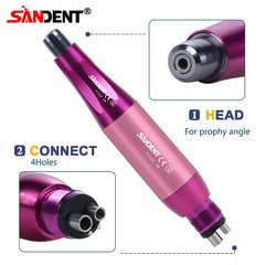 NSK Style Dental LED E-generator Fiber Optic High Speed Handpiece 3Spray 4 Holes