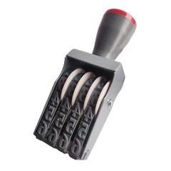 Numbering Stamp Rubber 4 digits Symbol Digit Number for Document Stationery