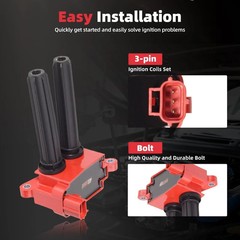 Set of 8 Upgraded Ignition Coil for Dodge Ram 1500 2500 3500 Charger Challeng…