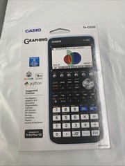 Casio FX-CG50 High-Resolution Python 3D Color Graphing Calculator – Black New