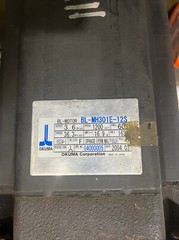 Okuma BL-MH301E-12S Servo Motor 3-phase, 1200 RPM, 163V, 16.9A, 6 Pole PRE OWNED