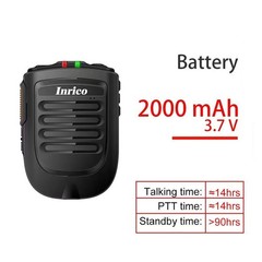 ANYSECU Inrico Wireless PTT Microphone – B01 iOS 63 x 25.6 x 90 cm, Black