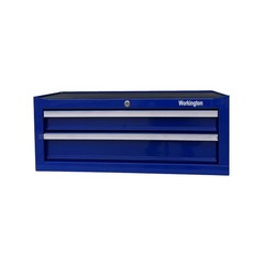 Workington Industrial 2 Drawers 26-3/8″ W X 12-1/2″ D X 10-1/2″ H, Blue