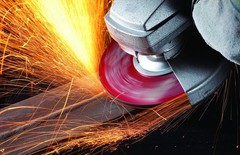United Abrasives-SAIT 20070 A24N Fast Grinding Wheel 5″ x 1/4″ x 7/8″ Type 27, 2