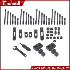 Findmall 5/8 Inch T-Slot Clamping Set 60pcs 1/2″-13 UNC Thread Industrial Grade