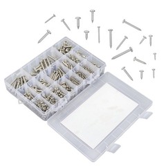 550Pcs 304 Stainless Steel Wood Screws Assortment Kit Phillips #4 #6 #8 #10 #12