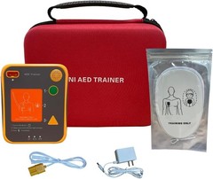 AED Trainer Portable CPR Training Simulator for First Aid Practice Demo Device