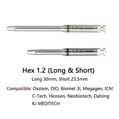 Implant Screwdrivers Latch Prosthetic Torque Wrench Ratchet Hex Drivers Adapter