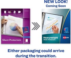 Avery Diamond Clear Heavyweight Sheet Protectors, Easy Load, 50 Document Protec