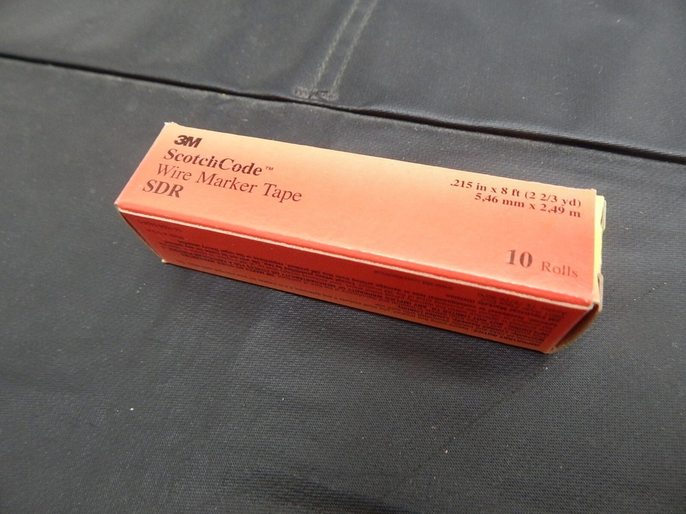 (10 Rolls) 3M ScotchCode SDR-0-9 Wire Marker Tape Refill Rolls, #0-9 – FAST SHIP