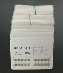 100Packs Dental Orthodontic Metal Brackets Mini Roth 022 345 hooks Mesh Base