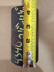 Alloy Steel Round Bar 4340-Hot Rolled Heat Treated 2 1/2” x ~4 1/4” – One Piece
