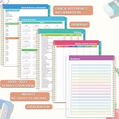 8.5″ x 11″ Teacher Planner July 2026 – June 2027,Academic Planner Lesson Planner