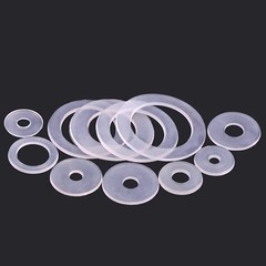 Nylon Plastic Clear Soft Flat Washers Insulation Thick/Thin Gasket ID 3mm-20mm