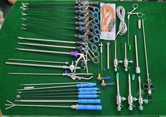 34pc Laparoscopic Surgery Set 5x330mm Laparoscopy Endoscopy Surgical Instruments