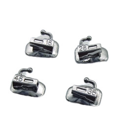 50Sets Dental Orthodontic Sgl Buccal Tube Roth.022 1st Molar Non-Conv Mesh Base