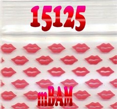 100 PACK BIG RED LIPS 2020 Apple Zip Baggies 2.0×2.0″ Mini Bags