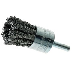 5 pack – 1″ Wire Knot End Brush Stainless Steel 1/4″ Shank Drill or Die Grinder