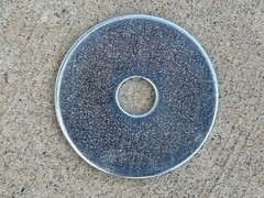 Sandbaggy 1/4” x 1-1/4” Galvanized Fender Washer (Zinc Plated)
