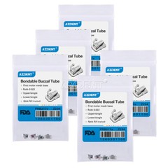 10X Tubos bucales individuales de ortodoncia dental Bondable Roth 022 1er molar