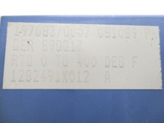 FISHER 12B2491X012 1-5V 0-400’F NSNP